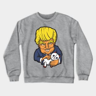 evil trump Crewneck Sweatshirt